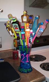 21st Birthday Mini Liquor Bottle Cake Mini Liquor Bottle Bouquet Ideas 16 With Images Mini Liquor Bottles Liquor Bouquet Liquor Bottles