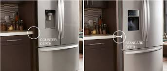 Once you have accurate width, height and depth measurements, you're ready to find a. What Is A Counter Depth Refrigerator Whirlpool