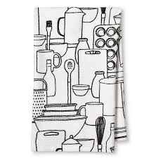 Black And White Kitchen Towels Target Black Kitchen Towel Room Essentials Black Kitchens Patterned Hand Towels Kitchen Hand Towels