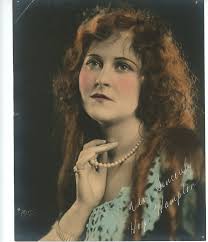 Vintage 8x10 DW Matte Color Evans Photo Hope Hampton Actress printed  Signature