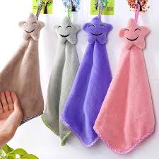 Cheap Hanging Hand Towels Buy Quality Hand Towel Directly From China Kitchen Towel Suppliers Smiling Star Face H Hand Towels Hand Towels Bathroom Towels Kids