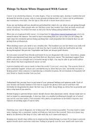 And as we age, our bodies are less capable of repairing genetic damage. Things To Know When Diagnosed With Cancer