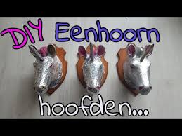 Maybe you would like to learn more about one of these? Diy Eenhoorn Hoofden Maken Papier Mache Youtube