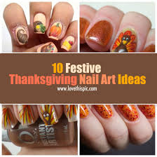I know you're already busy with other chores, so you may hardly get time to google around for some ideas. 10 Festive Thanksgiving Nail Art Ideas