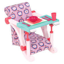 It S Time For Dinner With The Our Generation Let S Hang Clip On Highchair Lilac Apples Your Our Genera Clip On Highchair Our Generation Dolls Our Generation