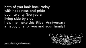 Congratulations on our anniversary, lover boy! Silver Wedding Anniversary Quotes Quotesgram