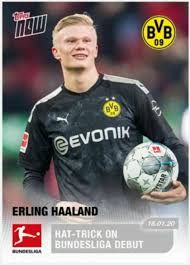 Two goals is a brace, three goals is a hat trick, and we run out of cutesy terms somewhere in between three and nine. Future Watch Erling Braut Haland Soccer Cards Borussia Dortmund Go Gts