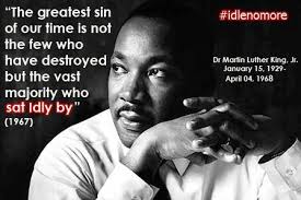 The Greatest Sin Martin Luther King Mensagem Para Perfil Penso Logo Existo