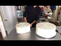 Supporting And Stacking A 5 Tier Wedding Cake Youtube Tiered Wedding Cake 5 Tier Wedding Cakes Stacking A Wedding Cake