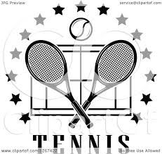 Stack of books clipart 18. Clipart Of A Black And White Ball Over Crossed Tennis Rackets And A Court In A Ring Of Stars With Text Royalty Free Vector Illustration By Vector Tradition Sm 1267427