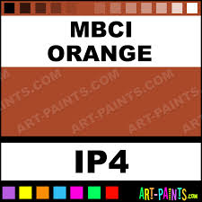 Mbci Orange Industrial Metal And Metallic Paints Ip4