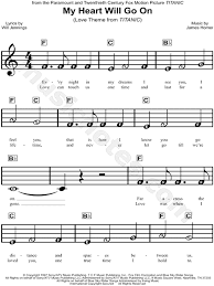 Muitas vezes, a maioria das pessoas deu classificações positivas neste livro sobre. Celine Dion My Heart Will Go On Sheet Music For Beginners In C Major Download Print Clarinet Sheet Music Violin Sheet Music Piano Sheet Music