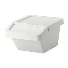 Sortera Recycling Bin With Lid 10 Gallon Ikea Ikea Storage Boxes Recycling Bins Ikea Storage