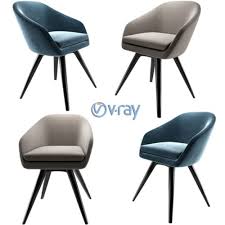 Aleria Upholstered Steel Swivel Chair 3d Model Cgsouq Com Chair Swivel Chair Upholstered Chairs