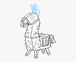 Watch the full process in time lapse here: Fortnite Llama Clipart Draw A Fortnite Llama Hd Png Download Transparent Png Image Pngitem
