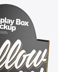 Download Display Box Boxes Mockup In Box Mockups On Yellow Images Object Mockups PSD Mockup Templates
