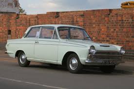 Borrowed from latin cortina (veil). Ford Cortina Wikipedia