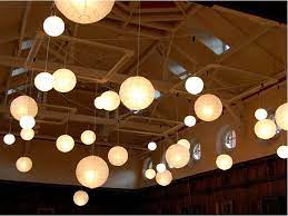 In their simplest form, they are simply a paper bag with a candle placed inside. 200pcs New Decorations Balloon Ceiling Pendant Light Lamp Shade White Rice Paper Lanterns Birthday Party Wedding Lanterns Aliexpress