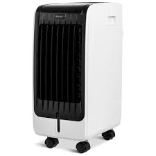 By providing a large amount of cooling airflow together with water vapor, this air fan can cool down the whole room, increase air humidity and purify air. Evaporative Air Cooler Portable Fan Conditioner Cooling Touch Pad Remote Best Buy Canada