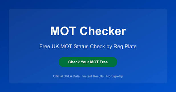 Free MOT Checker UK