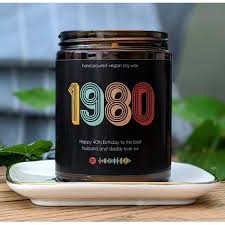 Our apothecary jar family comes in small as well as large sizes. Personalised Special Year Spotify Vegan Candle