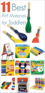 The Best Art Materials For Toddlers Toddler Art Toddler Toddler Activities