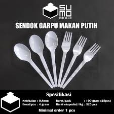 Sendok garpu set higenis bening. Beli Sendok Garpu Plastik Makan Catering Kuat Plastik Murah Panjang Warna Bening Putih Hitam Eceran Seetracker Indonesia