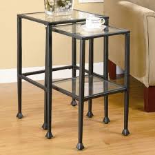 Wildon Home Thorndike 2 Piece Nesting Tables Reviews Wayfair Metal Nesting Tables Nesting Tables Metal Sofa