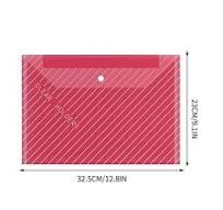 Thickened A4 Transparent Document Bag,Waterproof Plastic Archive  Folder,Snap Closure File Organizer,Office Paper Storage Bag,Durable Student  Study ...