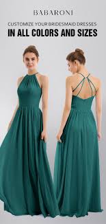 Babaroni Lesley Beautiful Bridesmaid Dresses Chiffon Gown Dresses