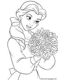Pages printable, princess belle drawings for kids, princess belle picture to colour, princess belle pictures, princess. Belle Loves Flower Disney Princess Coloring Pages Printable