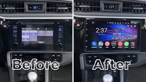 Toyota Corolla 2017 2019 Android Wireless Carplay 9 Stereo By Gta Car Kits Youtube
