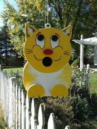 birdhouse whimsical decorative cat design by billzbirdz on etsy 75 00 bird house kits unique bird houses decorative bird houses