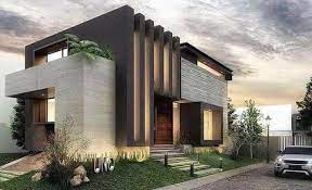 Exclusive facade design with conceptual lighting highlighting architectural details. Modern Villa Designs By Eba Architecture Design Facebook