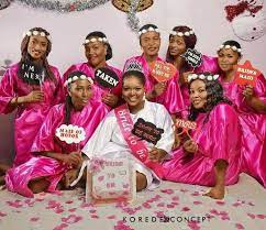 13 Bridal Shower Pictures You And Your Gals Can Copy Thrivenaija Bridal Shower Outfit Bridal Shower Pictures Bridal Shower Dress