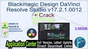 Audio 14 davinci resolve 16.2 supported formats and codecs 2. Blackmagic Design Davinci Resolve Studio V17 2 1 0012 Crack Zcteam Id