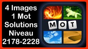4 Images 1 Mot Niveau 2186 Solution Reponse Youtube
