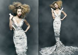 Avant Garde Wardrobe Designer Jennifer Lynn Chicago S Wearable Art Designer And Fashion Stylist Newspaper Dress Paper Dress Fashion Photography Inspiration