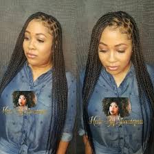 Black And Platinum Blonde Knotless Braids Hair Byshaniqua On Instagram Knotless Braids On Filthyrichtresses Hairbyshaniqua Braidsb Black Girl Natural Hair Natural Braided Hairstyles Colored Braids