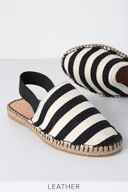 Black And White Striped Flats With Bows Silvia Black Striped Slingback Espadrille Flats With Images Espadrilles