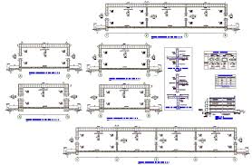 Steel Structure Span Design Autocad File In 2020 Steel Structure Steel Frame Steel Trusses
