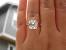 Oval Cut Engagement Rings On Finger