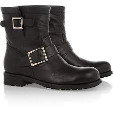 Jimmy Choo Youth Leather Biker Boots Boots Leather Biker Boots Biker Boots