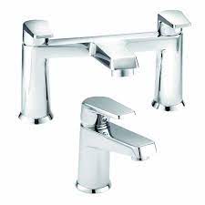 Bathroom taps from leading designers. Linton Bathroom Basin Mixer Tap Bath Filler Set