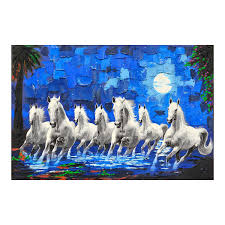 7 horse hd wallpapers 1920x1080 free download for mobile phones you can preview and share this wallpaper. Seven White Horse Oil Painting 1500x1500 Wallpaper Teahub Io