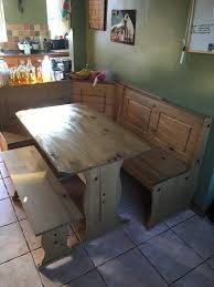 L Shape 6 7 Seater Kitchen Table And Bench Chairs Kitchen Table Bench Dining Table With Bench Kitchen Table