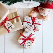 Want Need Wear Read Personalised Gift Tags 4 8 Rule Christmas Gifts