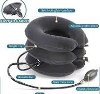 Pogcay Cervical Neck Traction Device, Adjustable Inflatable Neck Stretcher  Neck Support Brace, Neck Traction Pillow for Home Use Neck Decompression ...