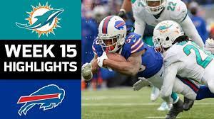 Dolphins Vs Bills Nfl Week 15 Game Highlights Buffalo Bills Game Nfl Nfl Season