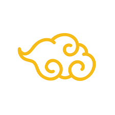 Golden cloud pattern. Chinese clouds for Chinese New Year decorations  4153567 Vector Art at Vecteezy